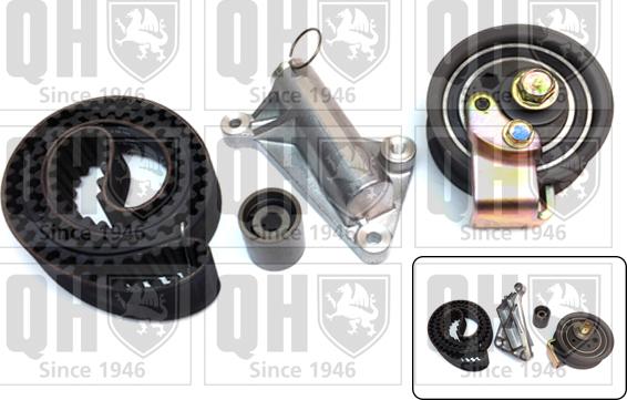 Quinton Hazell QBK748 - Комплект зубчатого ремня ГРМ autospares.lv