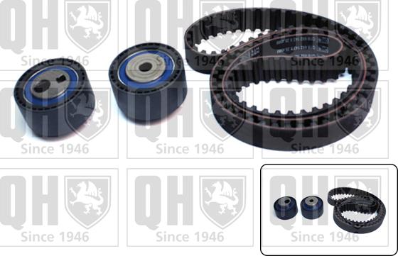 Quinton Hazell QBK754 - Комплект зубчатого ремня ГРМ autospares.lv