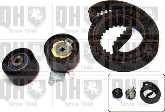 Quinton Hazell QBK750 - Комплект зубчатого ремня ГРМ autospares.lv