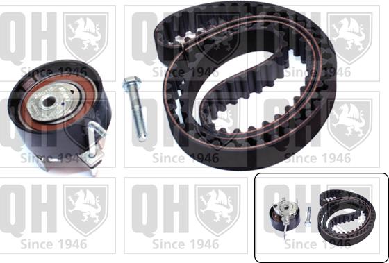 Quinton Hazell QBK751 - Комплект зубчатого ремня ГРМ autospares.lv