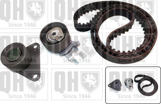 Quinton Hazell QBK758 - Комплект зубчатого ремня ГРМ autospares.lv