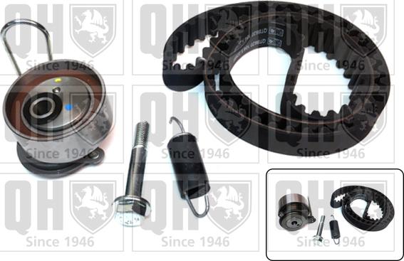 Quinton Hazell QBK760 - Комплект зубчатого ремня ГРМ autospares.lv