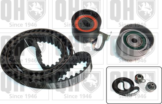 Quinton Hazell QBK729 - Комплект зубчатого ремня ГРМ autospares.lv