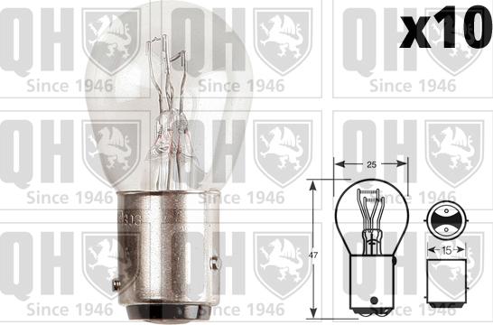 Quinton Hazell QBL566 - Лампа накаливания autospares.lv