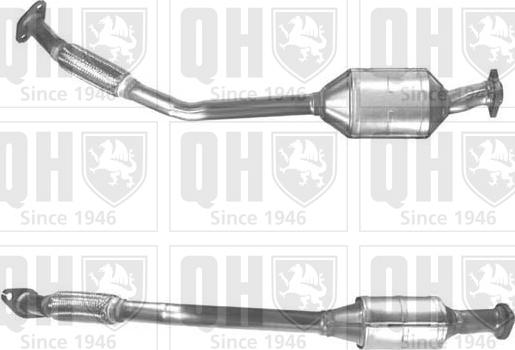 Quinton Hazell QCAT90742 - Катализатор autospares.lv