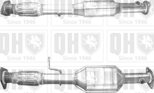 Quinton Hazell QCAT92262H - Катализатор autospares.lv