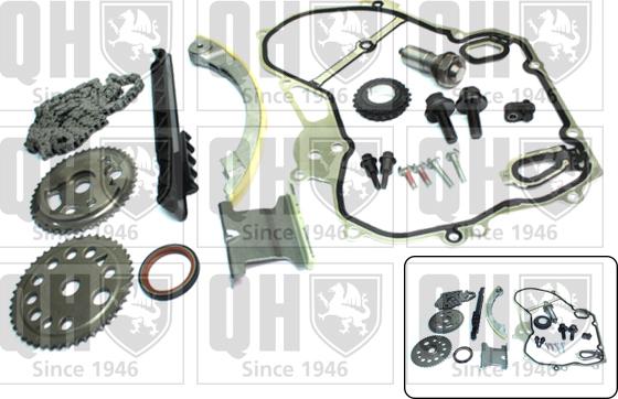 Quinton Hazell QCK109 - Комплект цепи привода распредвала autospares.lv