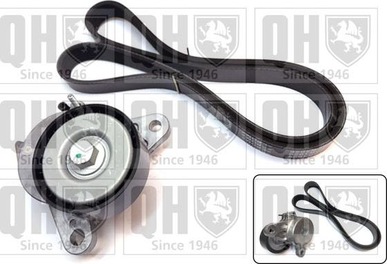 Quinton Hazell QDK132 - Поликлиновый ременный комплект autospares.lv