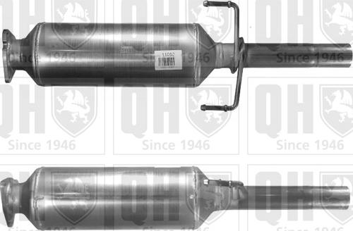 Quinton Hazell QDPF11053 - Сажевый / частичный фильтр, система выхлопа ОГ autospares.lv
