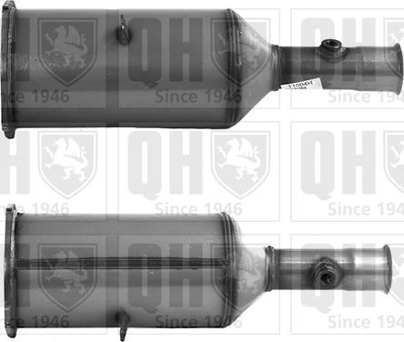 Quinton Hazell QDPF11004 - Сажевый / частичный фильтр, система выхлопа ОГ autospares.lv