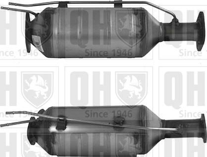Quinton Hazell QDPF11006 - Сажевый / частичный фильтр, система выхлопа ОГ autospares.lv