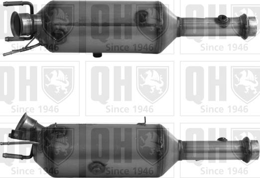 Quinton Hazell QDPF11003H - Сажевый / частичный фильтр, система выхлопа ОГ autospares.lv