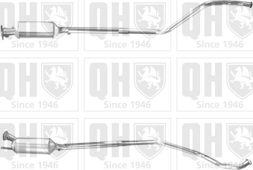 Quinton Hazell QDPF11014 - Сажевый / частичный фильтр, система выхлопа ОГ autospares.lv