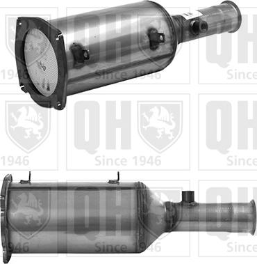 Quinton Hazell QDPF11010 - Сажевый / частичный фильтр, система выхлопа ОГ autospares.lv
