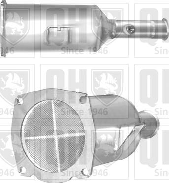 Quinton Hazell QDPF11012 - Сажевый / частичный фильтр, система выхлопа ОГ autospares.lv