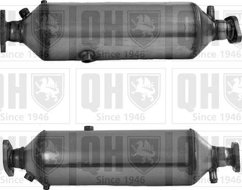 Quinton Hazell QDPF11080HP - Сажевый / частичный фильтр, система выхлопа ОГ autospares.lv