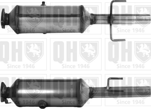 Quinton Hazell QDPF11036H - Сажевый / частичный фильтр, система выхлопа ОГ autospares.lv