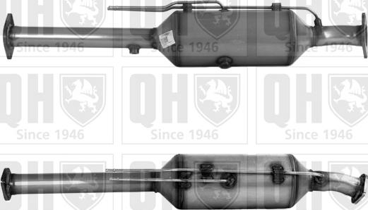Quinton Hazell QDPF11156HP - Сажевый / частичный фильтр, система выхлопа ОГ autospares.lv