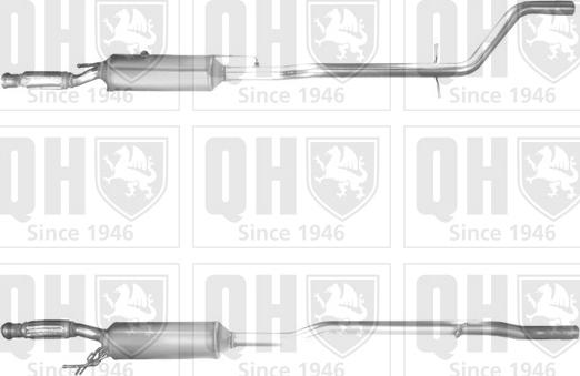 Quinton Hazell QDPF11274HP - Сажевый / частичный фильтр, система выхлопа ОГ autospares.lv