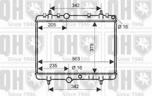 Quinton Hazell QER2290 - Радиатор, охлаждение двигателя autospares.lv