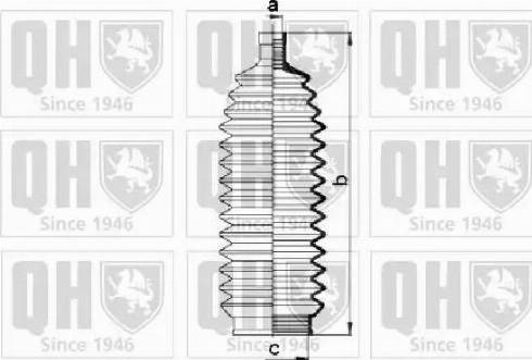 Quinton Hazell QG1441 - Комплект пыльника, рулевое управление autospares.lv