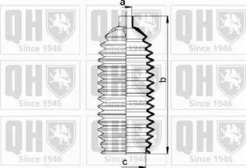 Quinton Hazell QG1466 - Комплект пыльника, рулевое управление autospares.lv