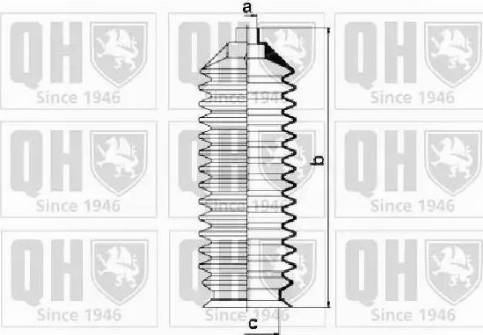 Quinton Hazell QG1406 - Комплект пыльника, рулевое управление autospares.lv