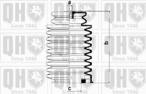 Quinton Hazell QG1419 - Комплект пыльника, рулевое управление autospares.lv