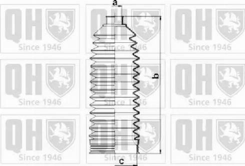 Quinton Hazell QG1489 - Комплект пыльника, рулевое управление autospares.lv