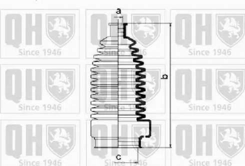 Quinton Hazell QG1427 - Комплект пыльника, рулевое управление autospares.lv