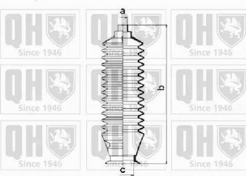 Quinton Hazell QG1166 - Комплект пыльника, рулевое управление autospares.lv