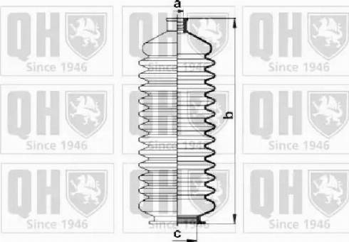 Quinton Hazell QG1397 - Комплект пыльника, рулевое управление autospares.lv