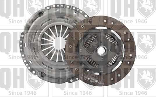 Quinton Hazell QKT4886AF - Комплект сцепления autospares.lv