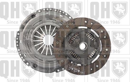 Quinton Hazell QKT1533AF - Комплект сцепления autospares.lv