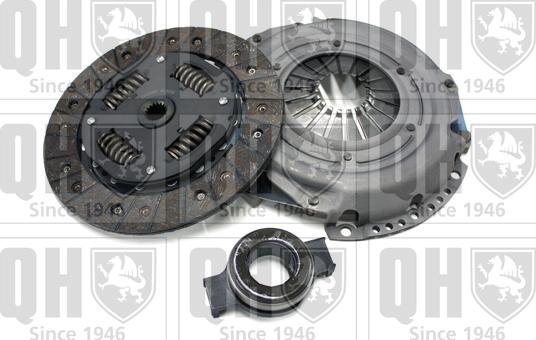 Quinton Hazell QKT1627AF - Комплект сцепления autospares.lv