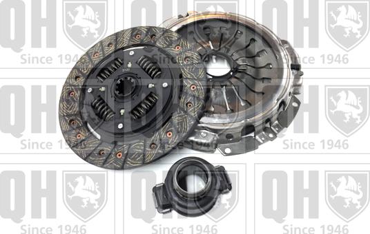 Quinton Hazell QKT1241AF - Комплект сцепления autospares.lv