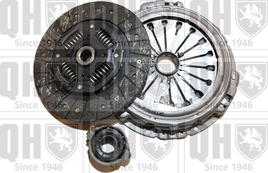 Quinton Hazell QKT2446AF - Комплект сцепления autospares.lv