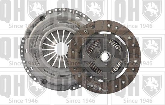 Quinton Hazell QKT2459AF - Комплект сцепления autospares.lv