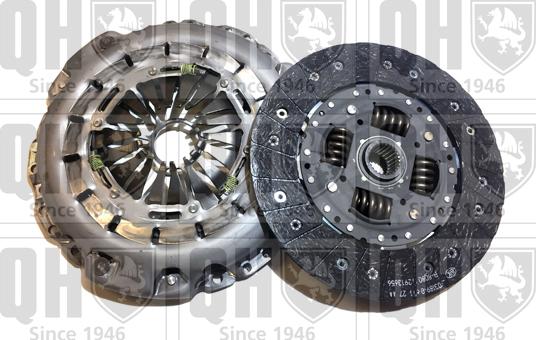 Quinton Hazell QKT2509AF - Комплект сцепления autospares.lv