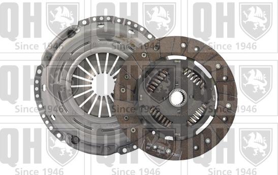 Quinton Hazell QKT2845AF - Комплект сцепления autospares.lv