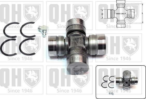 Quinton Hazell QL505 - Осевая шестерня, уравнив. конич. зубч. колесо - дифференциал autospares.lv