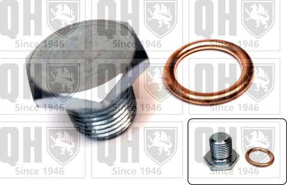 Quinton Hazell QOC1019 - Резьбовая пробка, масляный поддон autospares.lv