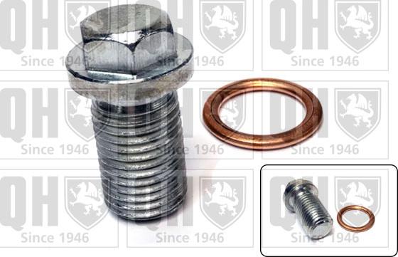 Quinton Hazell QOC1033 - Резьбовая пробка, масляный поддон autospares.lv