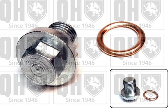 Quinton Hazell QOC1025 - Резьбовая пробка, масляный поддон autospares.lv