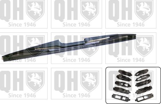 Quinton Hazell QRW015 - Щетка стеклоочистителя autospares.lv