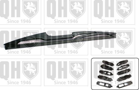 Quinton Hazell QRW012 - Щетка стеклоочистителя autospares.lv