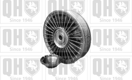 Quinton Hazell QTA1085 - Ролик, поликлиновый ремень autospares.lv