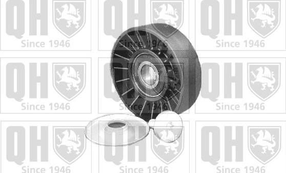 Quinton Hazell QTA1127 - Ролик, поликлиновый ремень autospares.lv