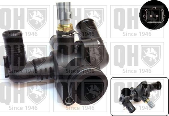 Quinton Hazell QTH967K - Термостат охлаждающей жидкости / корпус autospares.lv