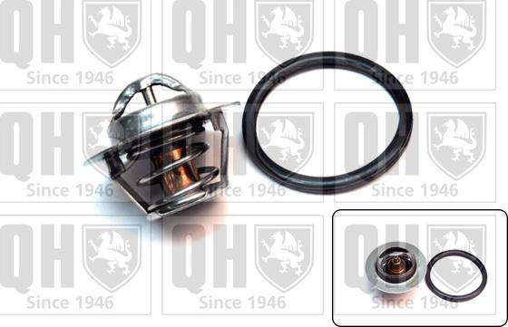 Quinton Hazell QTH404K - Термостат охлаждающей жидкости / корпус autospares.lv